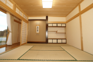 和室（暖炉のある家）